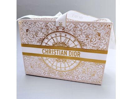 Dior dárková taška 24,5x17,5x9 cm zlato - bílá limitovaná edice
