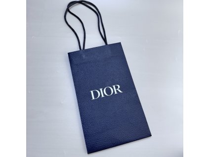 Dior dárková taška 26x15,5x8 cm modrá