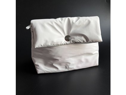 Dior bílá kosmetická taštička / psaníčko pillow style použité