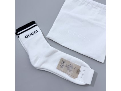 Gucci ponožky vel. L 43-46 bílé