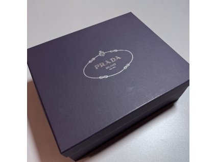 Prada krabice 30x25,5x10,5 cm modrá