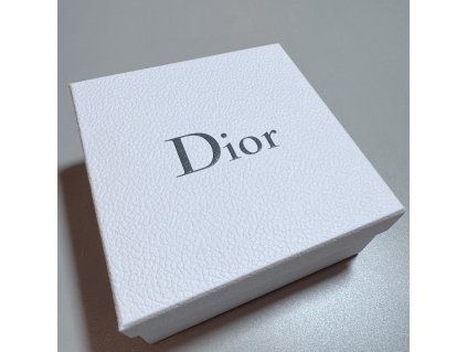 Dior krabice 17,5x17,5x7,5 cm bílá