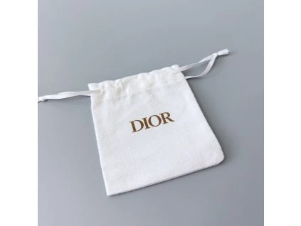 Dior dustbag 11x10 cm bílý