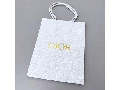 Dior taška 26x20x7,5 cm bílá