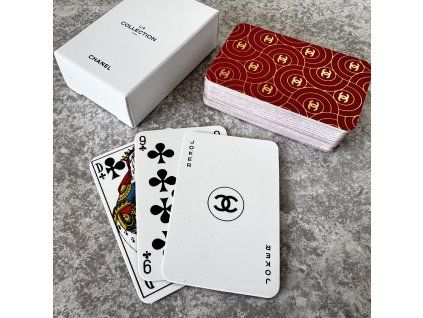 Chanel luxusní hrací karty