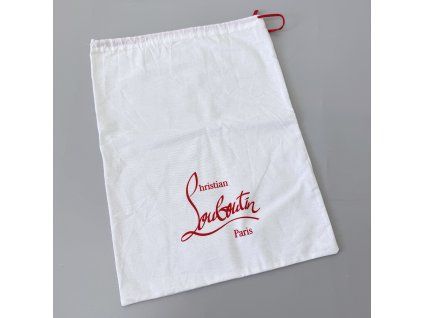 Christian Louboutin dustbag 39x30 cm bílý