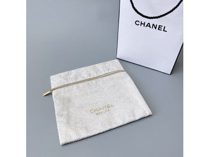 Chanel taštička zlatá třpytivá