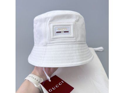 Gucci klobouk / buckethat vel. S 57 cm bílý