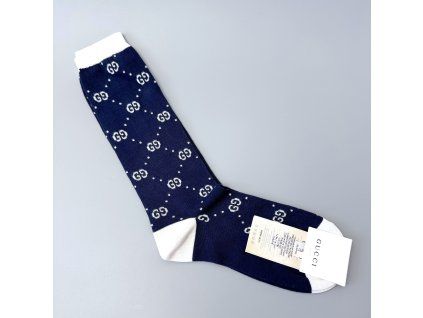 Gucci ponožky vel. 34-37 tmavě modré