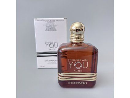 Armani Stronger with You Amber EDP 100 ml tester - pánský