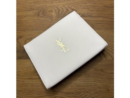 YSL kosmetická taštička / psaníčko bílé