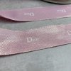 Dior stuha růžová širší 1 m
