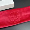 Chanel čelenka velvet červená