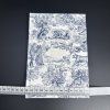 Dior notes / zápisník Toile De Jour bílo-modrý