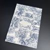 Dior notes / zápisník Toile De Jour bílo-modrý