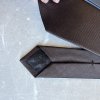 Gucci hnědá kravata s logem interlocking