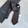 Gucci hnědá kravata s logem interlocking