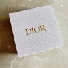 Dior krabice 20x20x9,5 cm bilo zlatá