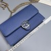 Gucci crossbody kabelka modrá kožená