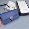 Gucci crossbody kabelka modrá kožená