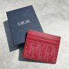 Dior červený cardholder kožený top stav