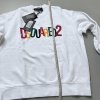 Dsquared2 mikina vel. S - M bílá