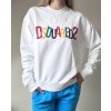 Dsquared2 mikina vel. S - M bílá