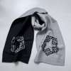 Givenchy unisex šála šedo - černá 35x180 cm nová