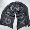 Givenchy unisex šátek modro - šedý 70x180 cm