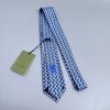 Gucci kravata modrá interlocking