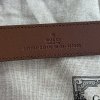 Gucci pásek vel. 90 unisex hnědý kožený s bambusovou sponou