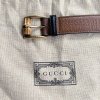 Gucci pásek vel. 90 unisex kožený s bambusovou sponou hnědý