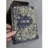 Dior zápisník limitovaná edice modro-zlatý ťuklé rožky