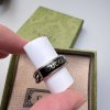Gucci prsten s řetízkem vel. 55 stříbro