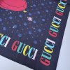 Gucci šátek 45x45 cm tmavě modrý