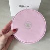 Chanel kosmetická taštička / psaníčko kulatá růžová