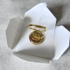 Chanel ring na mobil přívěsek / držák zlatá barva