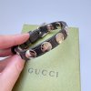 Gucci náramek vel. M kožený černý