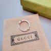 Gucci prsten vel. 60 černý stříbro
