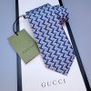 Gucci kravata interlocking modrá