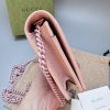 Gucci kabelka / crossbody světle růžová - meruňková