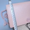 Gucci kabelka / crossbody světle růžová - meruňková