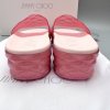 Jimmy Choo pantofle na platformě vel. 38 růžové