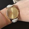 Gucci hodinky 36 mm dámské krémové se zlatou