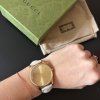 Gucci hodinky 36 mm dámské krémové se zlatou