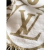 Louis Vuitton šála béžovo-růžová