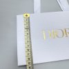 Dior dárková taška 22x13x6 cm bílá