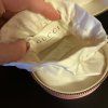 Gucci šperkovnice růžová kulatá na zip