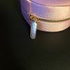 Gucci šperkovnice růžová kulatá na zip