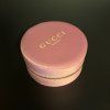 Gucci šperkovnice růžová kulatá na zip